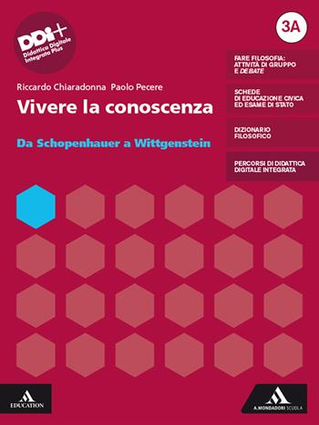 Vivere la conoscenza. Con Mappe, Filosofia per tutti. Per le Scuole superiori. Vol. 3A-3B: Da Schopenhauer a Wittgenstein-Dalla fenomenologia ai dibattiti contemporanei - Riccardo Chiaradonna, Paolo Pecere - Libro Mondadori Scuola 2022 | Libraccio.it