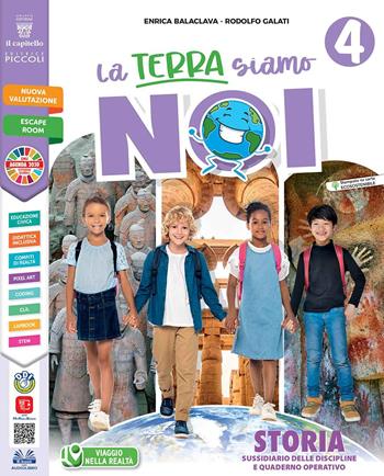 La terra siamo noi! Storia, Geografia. Con Quaderno delle verifiche, Atlante Storico-Geografico, CLIL Is fun history-geography, Educazione civica. Per la 4ª classe elementare. Con e-book. Con espansione online. Vol. 1 - Enrica Balaclava, Rodolfo Galati - Libro Piccoli 2022 | Libraccio.it