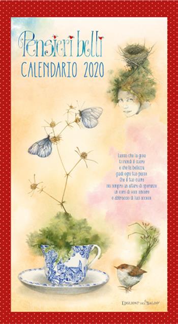 Pensieri belli. Calendario medio 2020 - Sara Giommoni - Libro Edizioni del Baldo 2019 | Libraccio.it