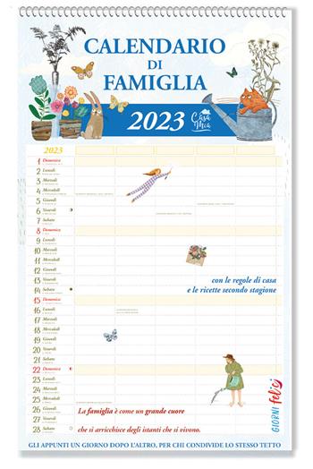 Casa mia. Calendario di famiglia 2023 - Valentina Grazzi - Libro Edizioni del Baldo 2022 | Libraccio.it