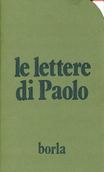Le lettere di Paolo  - Libro Borla 1980, Commenti biblici | Libraccio.it