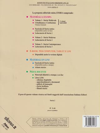Storia. Per la Scuola media. Vol. 2: Storia moderna. - Sergio Zaninelli, Claudio Cristiani, Giovanna Bonelli - Libro Atlas 2009 | Libraccio.it