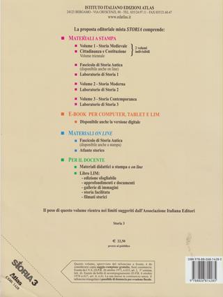 Storia. Per la Scuola media. Vol. 3: Contemporanea. - Sergio Zaninelli, Claudio Cristiani, Giovanna Bonelli - Libro Atlas 2009 | Libraccio.it
