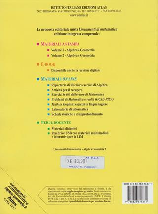 Lineamenti di matematica. Algebra-Geometria. Per le Scuole superiori. Vol. 2 - Marzia Re Fraschini, Gabriella Grazzi - Libro Atlas 2011 | Libraccio.it