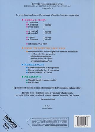 Matematica per obiettivi e competenze. Per la Scuola media. Vol. 2: Aritmetica. Geometria - Roberto Vacca, Bruno Artuso, Claudia Bezzi - Libro Atlas 2011 | Libraccio.it