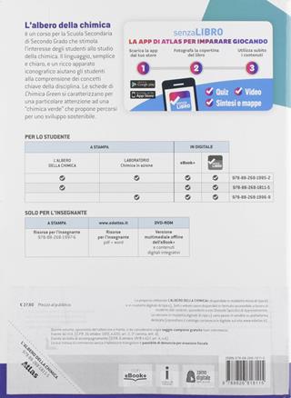 L'albero della chimica. Con Tavola periodica. Con e-book. Con espansione online - Paolo Pistarà - Libro Atlas 2019 | Libraccio.it