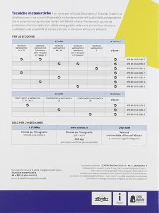 Tecniche matematiche. Con laboratorio per il recupero e ripasso. Per il triennio delle Scuole superiori. Con e-book. Con espansione online. Vol. 4A-4B - Lorena Nobili, Sonia Trezzi - Libro Atlas 2019 | Libraccio.it