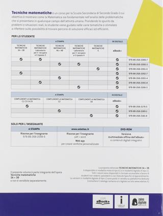 Tecniche matematiche. Per il 2° biennio e 5° anno delle Scuole superiori. Con e-book. Con espansione online. Vol. 3A-3B - Lorena Nobili, Sonia Trezzi - Libro Atlas 2019 | Libraccio.it