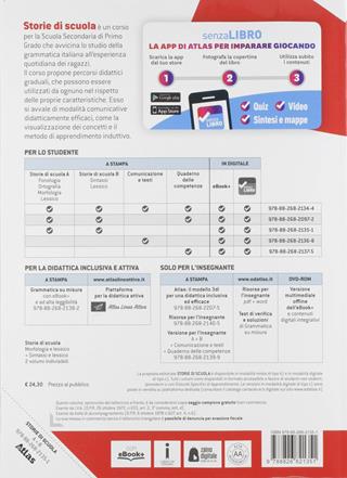Storie di scuola. Morfologia. Sintassi. Con e-book. Con espansione online - Marcello Aprile, Giulia Digo - Libro Atlas 2019 | Libraccio.it