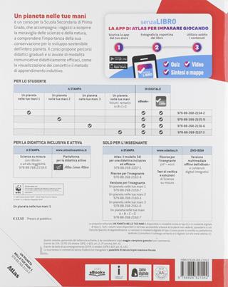 Un pianeta nelle tue mani. Con e-book. Con espansione online. Con Libro: Sperimentiamo. Vol. 1 - Isabella Pratesi, Lucia Perego - Libro Atlas 2019 | Libraccio.it