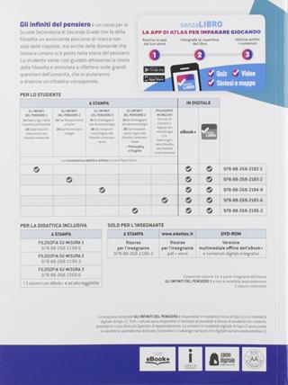 Gli infiniti del pensiero. Con e-book. Con espansione online. Vol. 1A-1B - Valentina Morotti, Lorenzo Cosmo - Libro Atlas 2019 | Libraccio.it