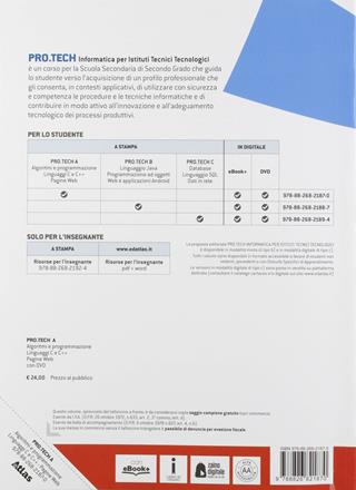 Pro.tech. Con e-book. Con espansione online. Con DVD-ROM. Vol. A - Agostino Lorenzi, Vittorio Moriggia - Libro Atlas 2019 | Libraccio.it