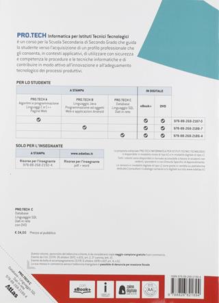 Pro.tech. Con e-book. Con espansione online. Con DVD-ROM. Vol. C - Agostino Lorenzi, Enrico Cavalli - Libro Atlas 2019 | Libraccio.it