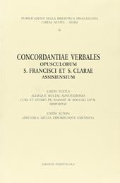 Concordantiae verbales opusculorum s. Francisci et s. Clarae assisiensium