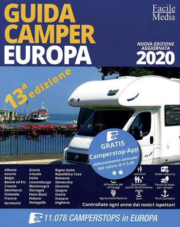 Guida camper Europa 2020. Con app  - Libro Il Castello 2020, Vari | Libraccio.it