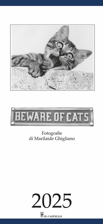 Beware of cats. Calendario 2025  - Libro Il Castello 2024 | Libraccio.it