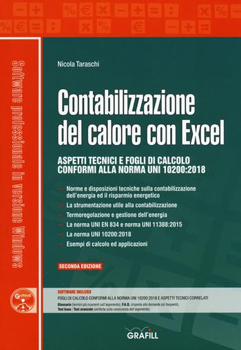 Contabilizzazione del calore con Excel. - Nicola Taraschi - Libro Grafill 2019, Software | Libraccio.it