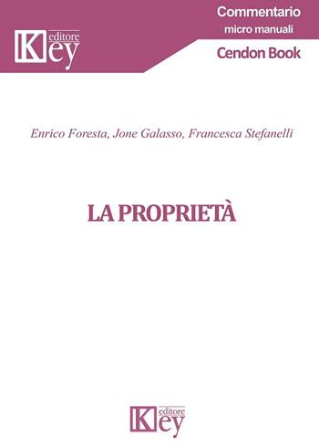 La proprietà - Enrico Foresta, Jone Galasso, Francesca Stefanelli - Libro Key Editore 2018 | Libraccio.it