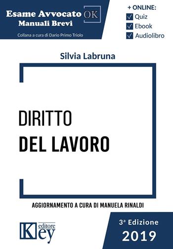 Diritto del lavoro - Silvia Labruna - Libro Key Editore 2019, Esame avvocato ok | Libraccio.it