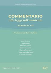 Commentario alle leggi sull'ambiente. Articoli da 1 a 52