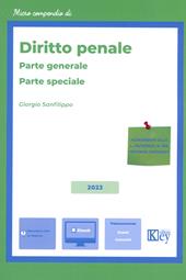 Diritto penale. Parte generale–Parte speciale