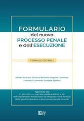 Formulario del nuovo processo penale e dell'esecuzione