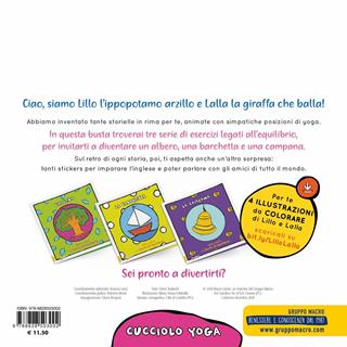 Lillo e Lalla e i giochi di equilibrio. Cucciolo yoga. Con adesivi - Clemi Tedeschi, Maria Teresa Falabella - Libro Macro Junior 2018 | Libraccio.it