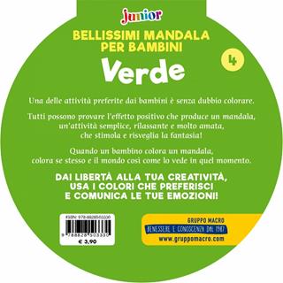 Bellissimi mandala per bambini. Vol. 4: Verde  - Libro Macro Junior 2019 | Libraccio.it