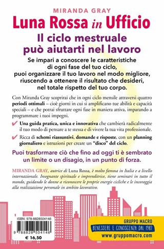 Luna rossa in Ufficio. Ottieni il massimo da ogni fase del ciclo mestruale per lavorare meglio e gestire i tuoi impegni quotidiani - Miranda Gray - Libro Macro Edizioni 2019, Il giardino di Eva | Libraccio.it