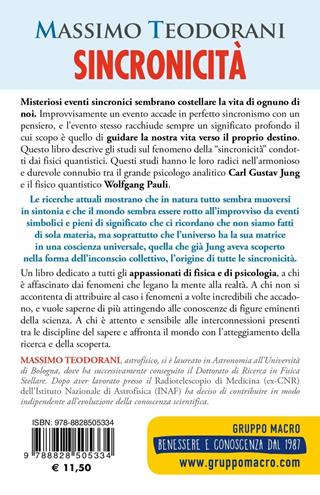 Sincronicità. Il legame tra fisica e psiche. Da Pauli e Jung a Chopra - Massimo Teodorani - Libro Macro Edizioni 2019, Scienza e conoscenza | Libraccio.it