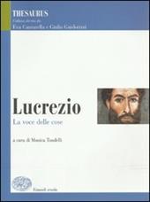 Thesaurus. Lucrezio. La voce delle cose.