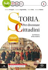 Storia: per diventare cittadini. Con e-book. Con espansione online. Con 2 libri: Atlante geopolitico-History in. Vol. 1: Dal Medioevo all'età moderna. - Adriano Prosperi, Gustavo Zagrebelsky, Paolo Viola - Libro Einaudi Scuola 2017 | Libraccio.it