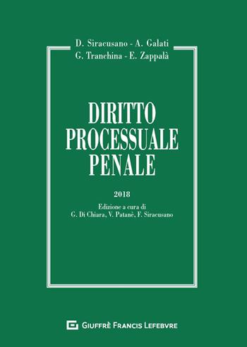Diritto processuale penale  - Libro Giuffrè 2018 | Libraccio.it