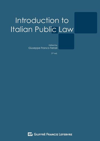 Introduction to Italian public law  - Libro Giuffrè 2018 | Libraccio.it