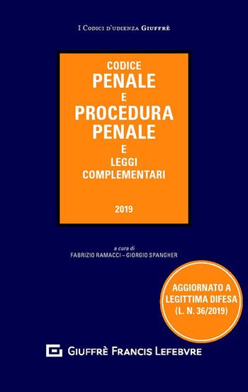Codice penale e procedura penale e leggi complementari  - Libro Giuffrè 2019, Codici d'udienza | Libraccio.it