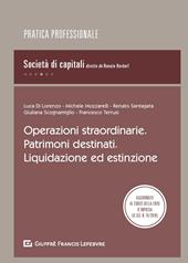 Operazioni straordinarie. Patrimoni destinati. Liquidazione ed estinzione