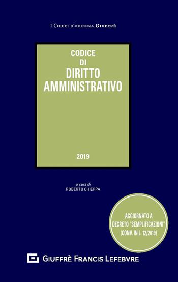 Codice di diritto amministrativo  - Libro Giuffrè 2019, Codici d'udienza | Libraccio.it