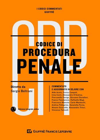 Codice di procedura penale commentato  - Libro Giuffrè 2019, I codici commentati Giuffrè | Libraccio.it