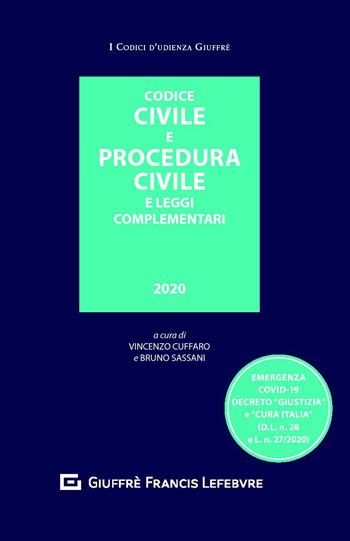 Codice civile e procedura civile e leggi complementari  - Libro Giuffrè 2020, Codici d'udienza | Libraccio.it