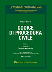 Codice di procedura civile: Tomo I (artt. 1-408)-Tomo II (artt. 409-840-sexiesdecies)