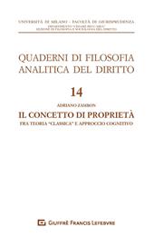 Il concetto di proprietà. Fra teoria «classica» e approccio cognitivo