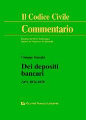 Dei depositi bancari. Artt. 1834-1838 c.c.