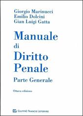 Manuale di diritto penale. Parte generale