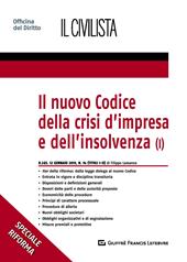 Il nuovo codice della crisi d'impresa e dell'insolvenza. Vol. 1