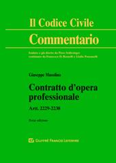 Contratto d'opera professionale. Artt. 2229-2238