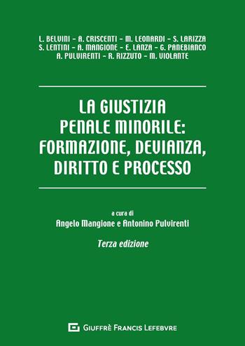 La giustizia penale minorile: formazione, devianza, diritto e processo  - Libro Giuffrè 2020 | Libraccio.it