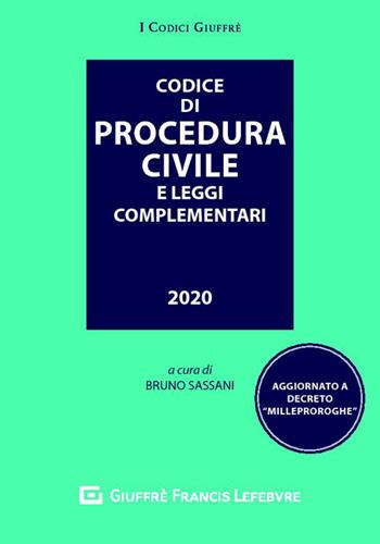 Codice di procedura civile e leggi complementari  - Libro Giuffrè 2020, I codici Giuffrè tascabili | Libraccio.it