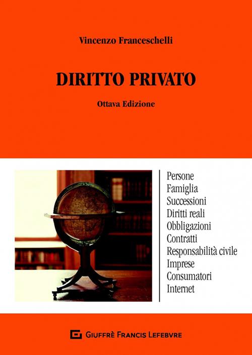 Diritto privato - Vincenzo Franceschelli - Libro Giuffrè 2020 ...