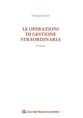 Le operazioni di gestione straordinaria