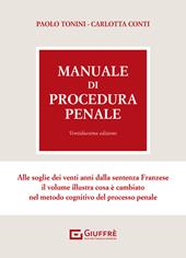 Manuale di procedura penale